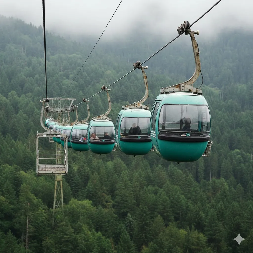North Peak Cableway(Optional) (北高峰索道)