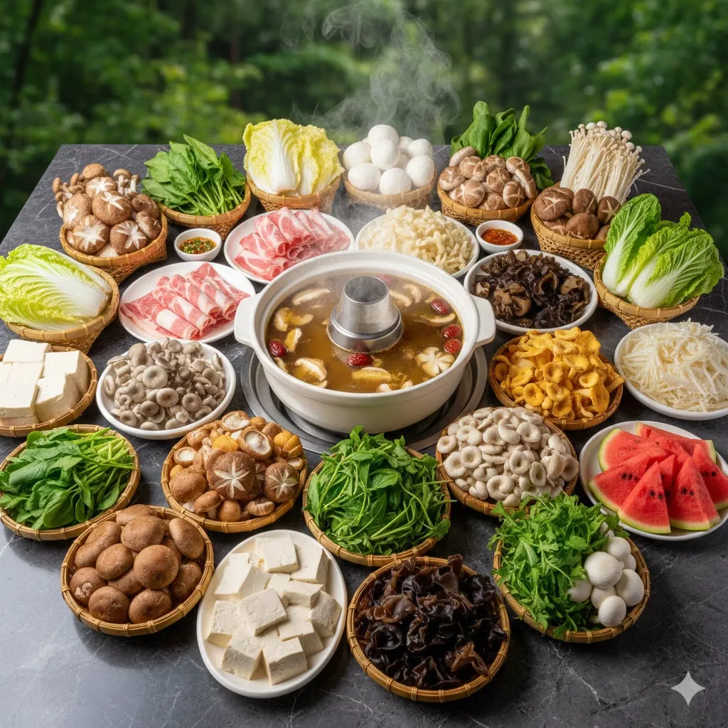 Wild Mushroom Hotpot