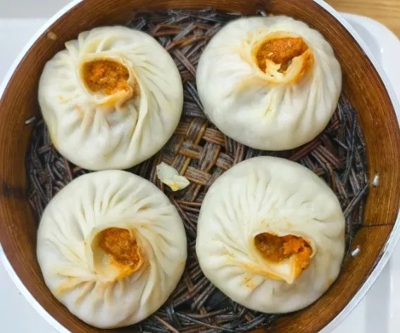 Crab Roe Soup Dumplings