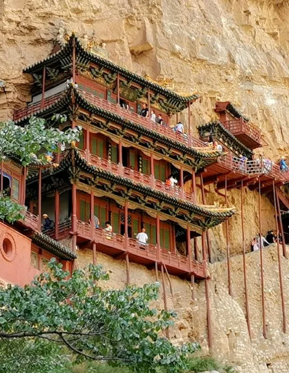懸空寺（Hanging Temple）