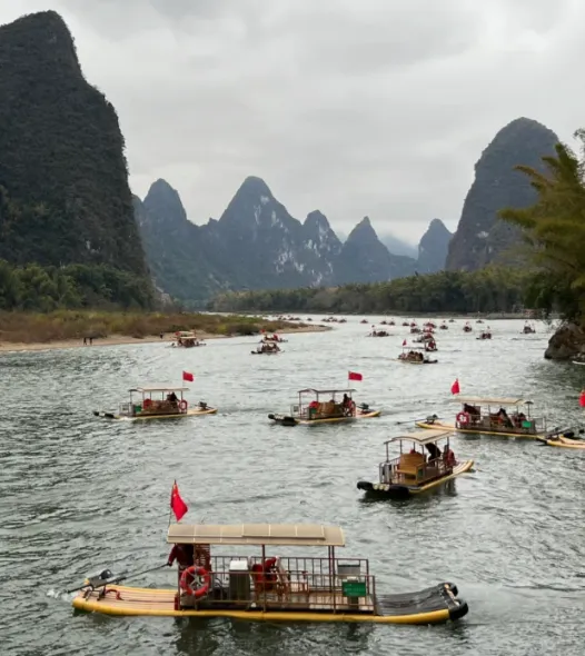 Li River Bamboo Raft (Yangdi - Nine Horses Hill)